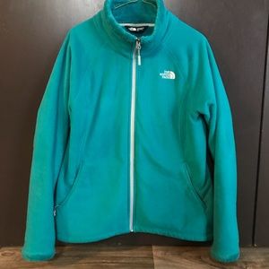 Teal North Face Fleece